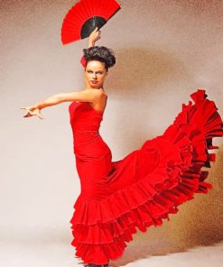 Flamenco Dancer - Paint By Numbers