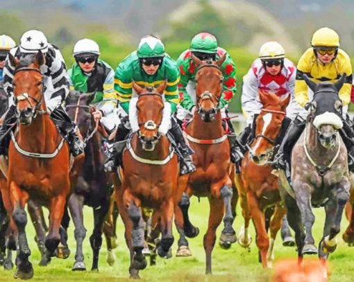 Horse Racing paint by numbers