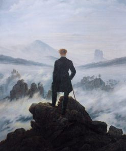 Wanderer above the Sea of Fog Paint by numbers