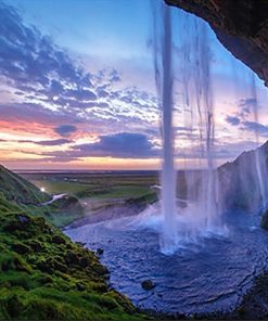 Mountain Waterfall - Paint By Number