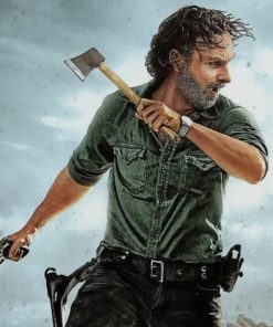 Rick Grimes The Walking Dead Paint by numbers