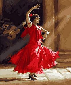 Spanish Ballet Dancer - Paint By Numbers