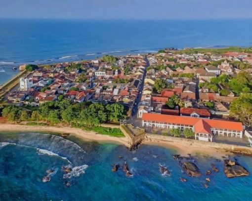Sri Lanka Seascape Paint by numbers