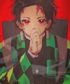 Tanjiro Kamado Kimetsu No Yaiba - Paint By Numbers