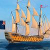 Aesthetic Hms Victory Paint by numbers