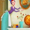 The beautiful Housemaid Paint by numbers