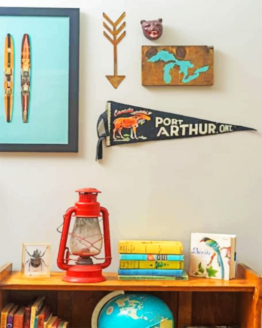 Aesthetic Vintage Office Paint by numbers
