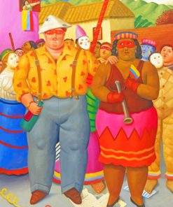 Botero Art paint by numbers