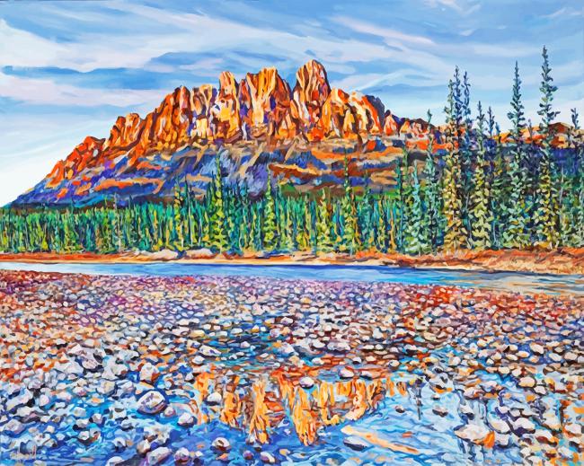 Calgary Canada paint by numbers
