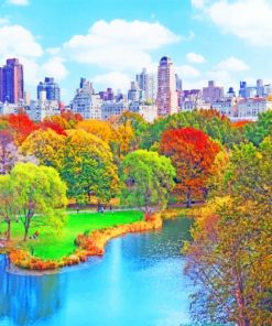 Central Park New York Paint by numbers