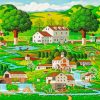 Charles Wysocki Country Garden Paint by numbers