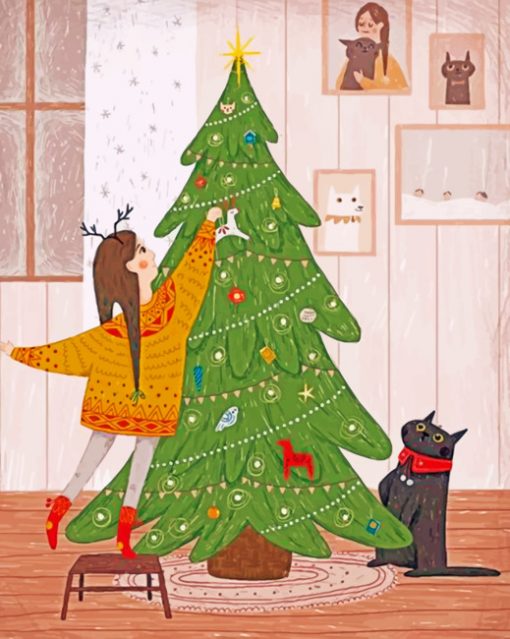 Christmas Vibes Paint by numbers