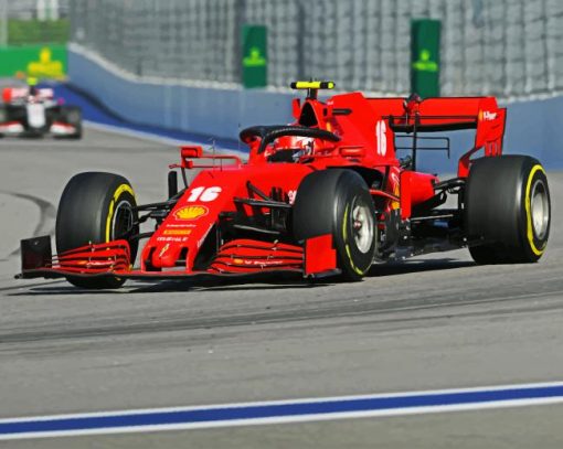 cool red formula paint by numbers