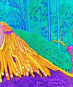 David Hockney Art paint by numberrs