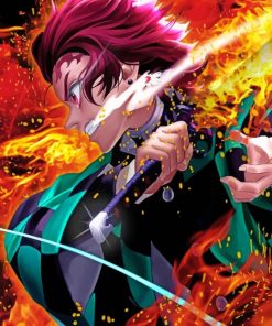 Demon Slayer Manga Anime - Paint By Numbers