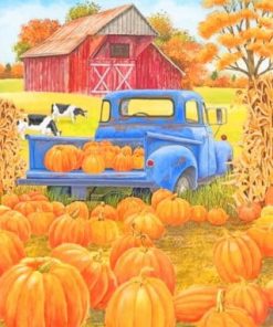 Fall Season Farm - Paint By Numbers