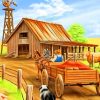 Farmer paint by numbers