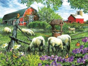 Farm Sheep Paint by numbers
