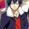 Gray Fairy Tail paint by numbers