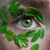 Green Aesthetic Eye - Paint By Numbers