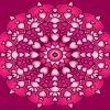 Heart Mandala Paint by numbers