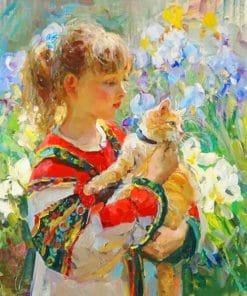 Impressionist Girl Paint by numbers