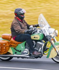 Indian Chief Motorcycle Paint by numbers