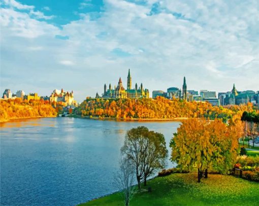 Ottawa Landscape Paint by numbers