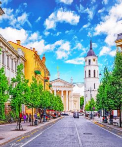 Lietuva paint by numbers