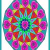 Mandala Heart paint by numbers