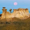 Full Moon Mexican Landscape Paint by numbers