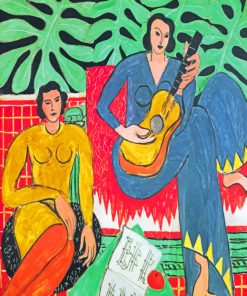 Musician Women Matisse Paint by numbers