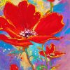 Red Poppies Paint by numbers