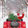 Santa Red Truck paint by numbers