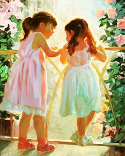 Sisters Piant by numbers