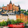 Sweden Houses paint by number
