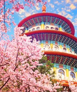 Tianyuan Tower Palace paint by numbers