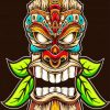 Tiki Mask Paint by numbers