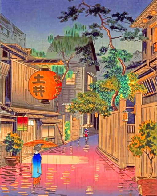 Tokyo Landscape Paint by numbers