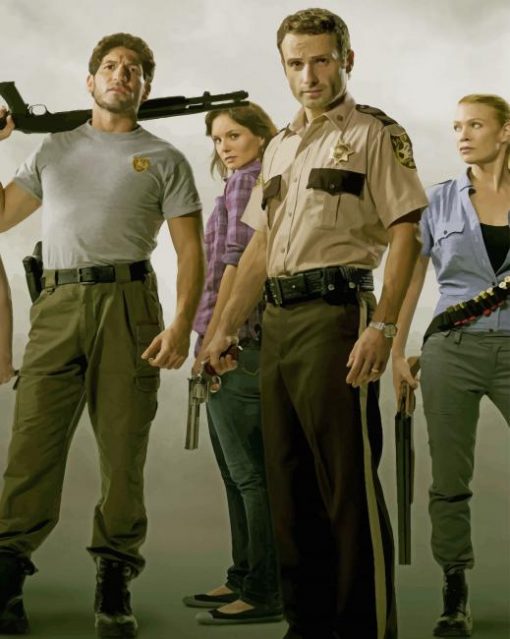 Walking Dead piant by numbers