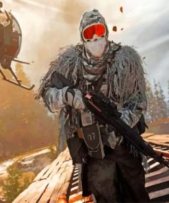 Warzone Call Of Duty paint by numbers