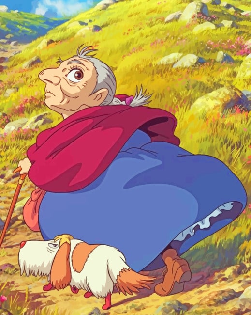 Howl’s Moving Castle paint by numbers