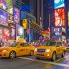 NYC Taxis paint by numbers