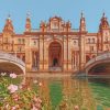 Plaza De Espana Seville Paint by numbers