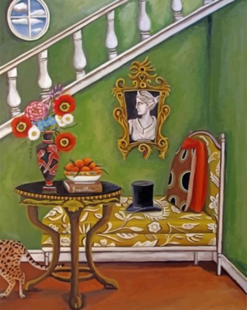 Aesthetic House Corner Paint by numbers