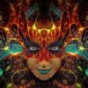 Aesthetic Masked Woman paint by numbers