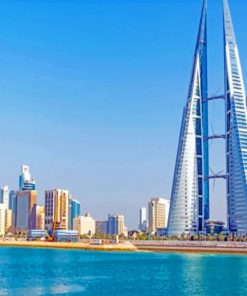 Bahrain Middle East paint by numbers
