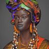 Black Woman paint by numbers