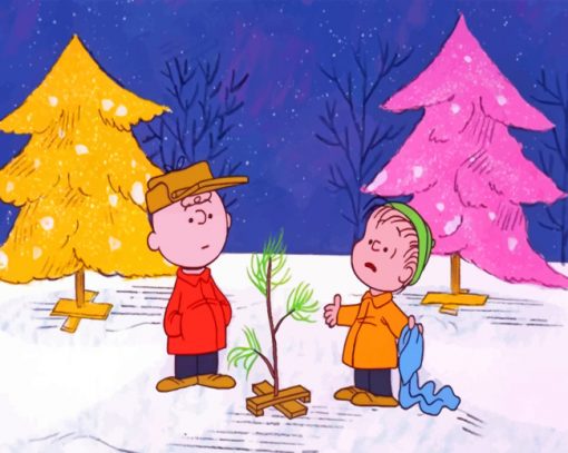 Charlie Brown Christmas Paint by numbers