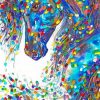 Colorful Horse Paint by numbers